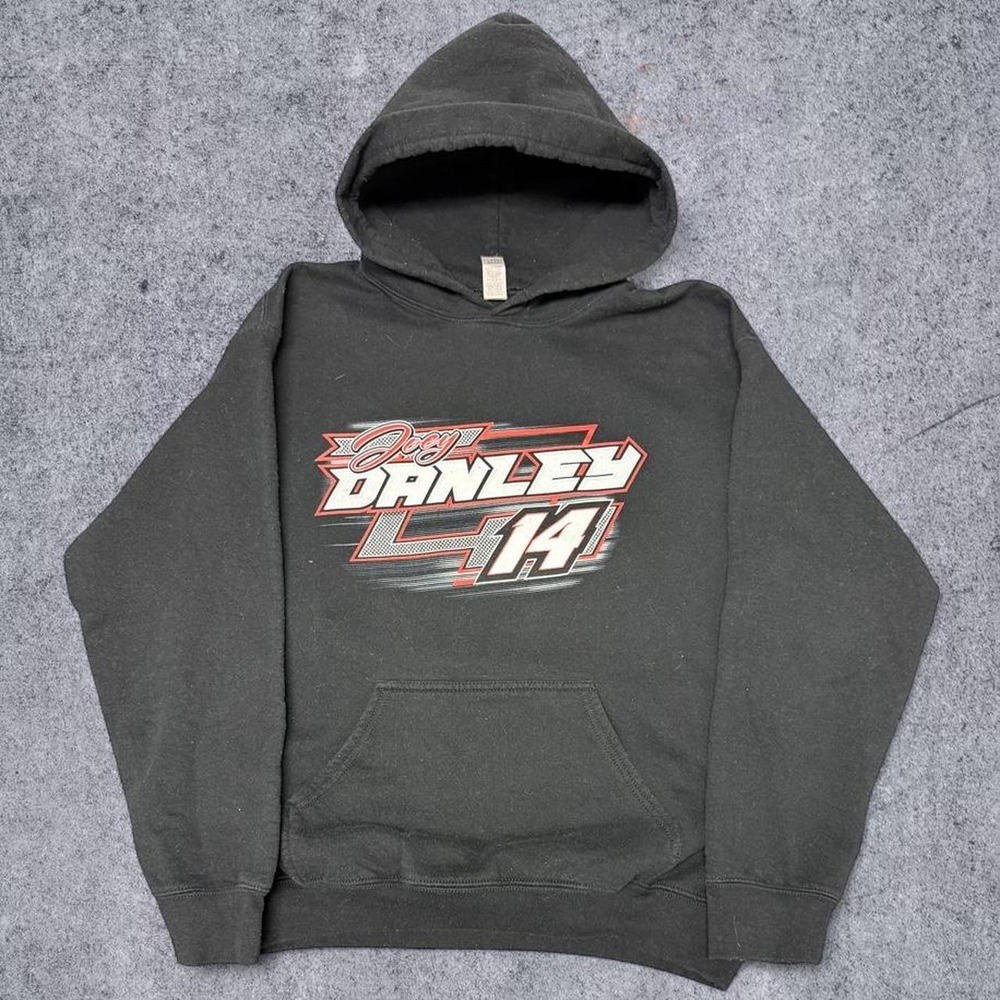 Gildan Joey Danley 14 Racing Hoodie Mens Medium Black 2022 Eagle Raceway Champ
